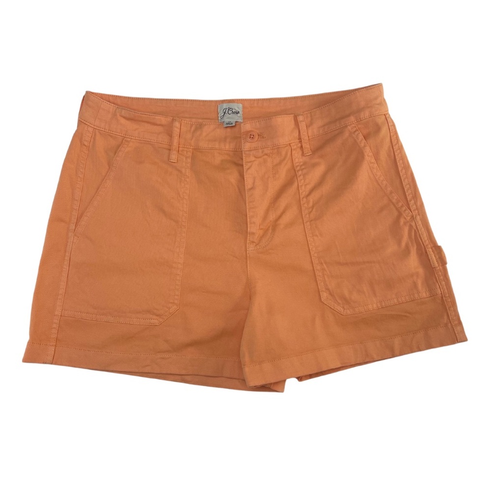 J.Crew Carpenter Orange Chino Short Size 12 High Rise